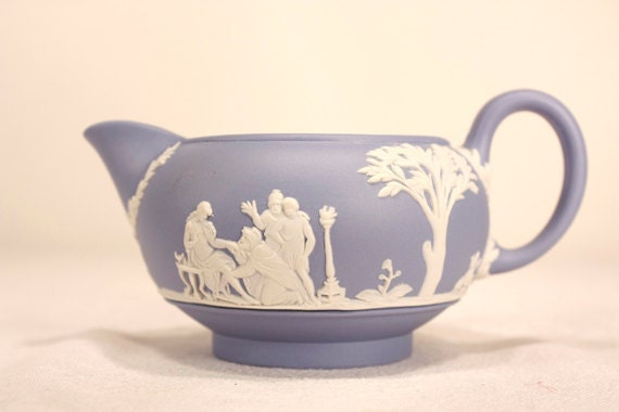Wedgwood Jasperware Creamer Light Blue