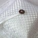 Ring bearer pillow, snow white hand-woven satin ribbons, classic, traditional wedding