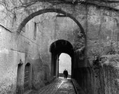 Civita Di Bagnoregio Arch - 16 x 24 stretched canvas photo, gallery wrap