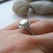 Fancy Yellow Diamond Engagement Ring Diamond Halo 14k White Gold