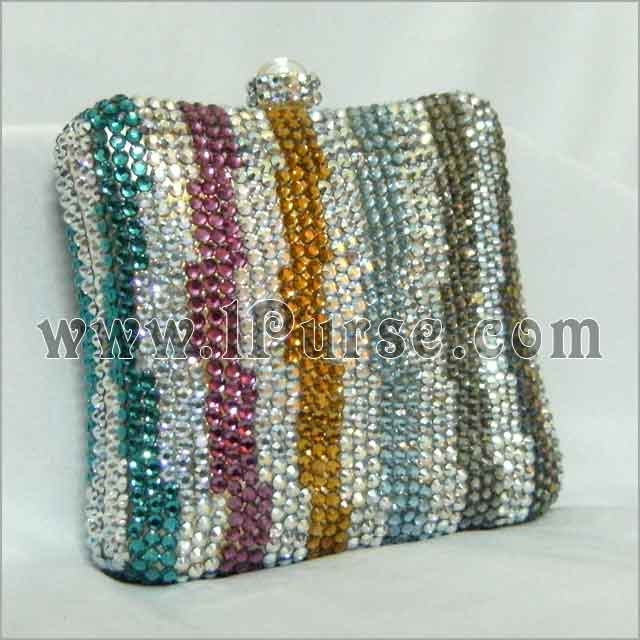 MULTICOLOR BOX SWAROVSKI Crystallized Evening Clutch Bags
