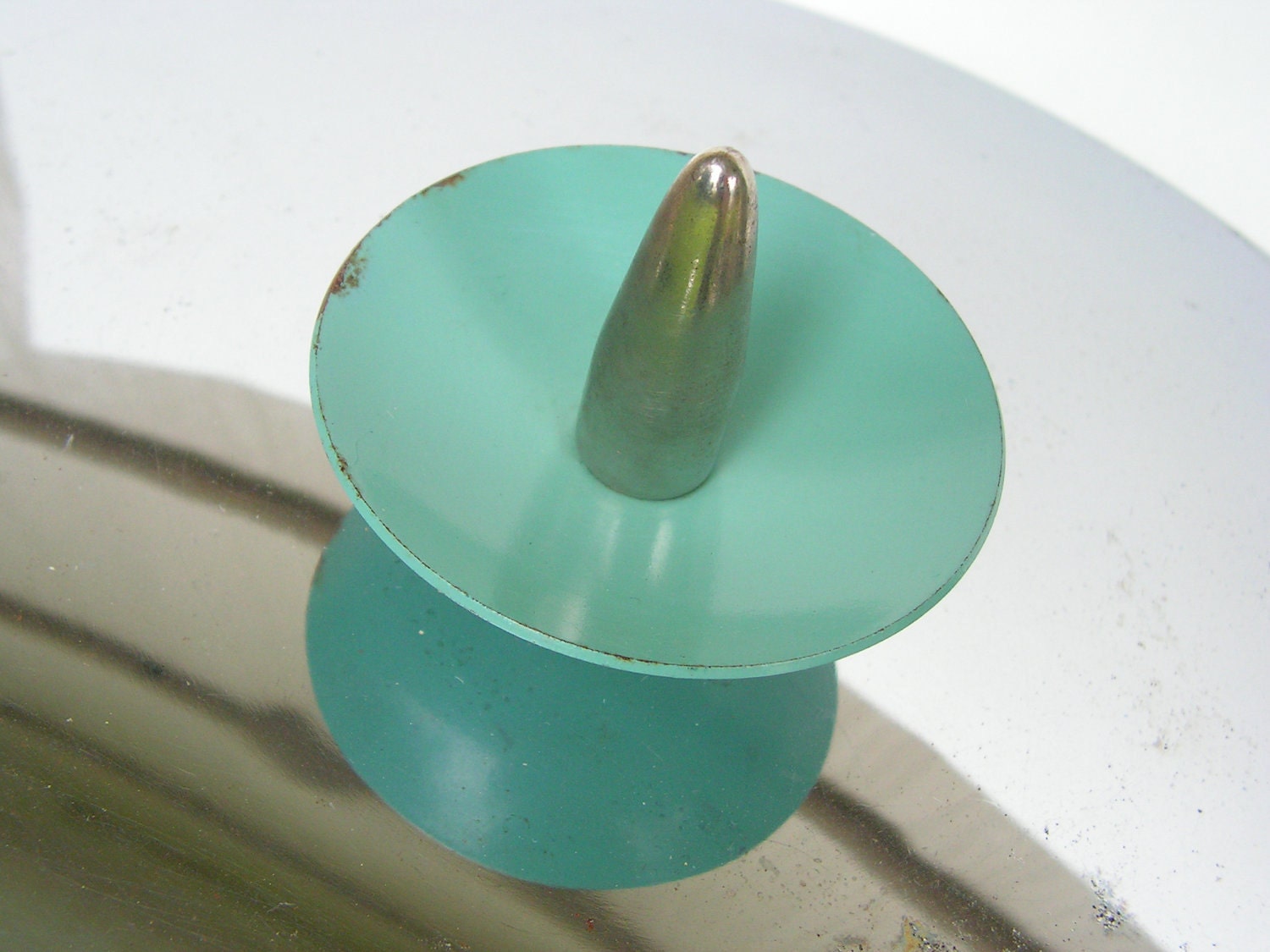 SERVER- Aqua Mint Seafoam - Beautiful Covered Casserole Dish - Retro