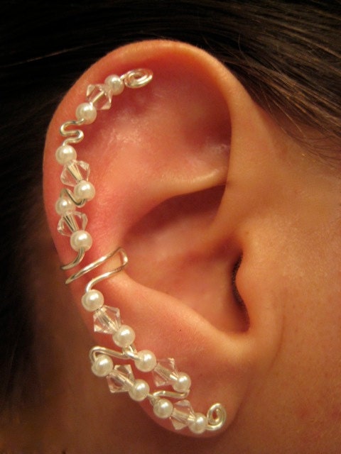 Hunger Games District 1 Ear Cuff with Swarovski Crystals