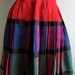 1950s dress/ sweetheart bust dress/ vintage 50s red dress S