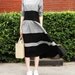 Linen Contrast Color Long Dress- Made to order