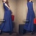 Linen weaving Dress/ Formal Dress Gown/ Bridesmaid Sundress - Made to order