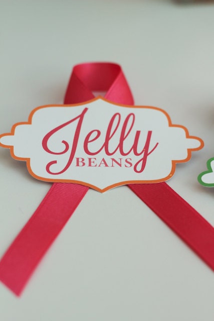 Custom Candy Buffet Labels for Wedding or Party - Set of 10 - Tags - Signs