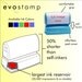 Bracketed Handwritten Self Inking Return Address Stamp - Personalized Envelope Stationary Stamp