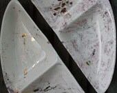 Gold Flecked Trays - Set of 2