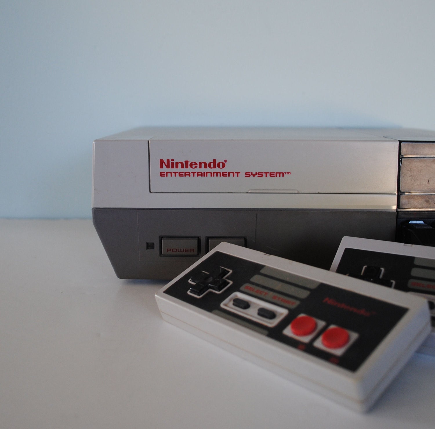 Nintendo Entertainment System (NES) Console with 5 Games