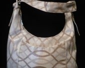 Hobo Bag/Purse/Handbag/Shoulder bag in leather look geometric