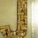 Hand Crafted Wine Cork Letters (Made to Order)