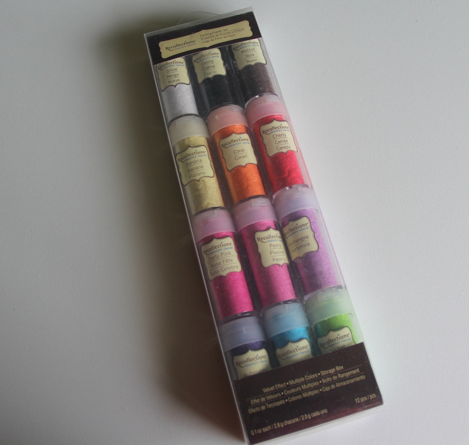 Recollections 12 pc Flocking Powder Set for by CreationsToGo