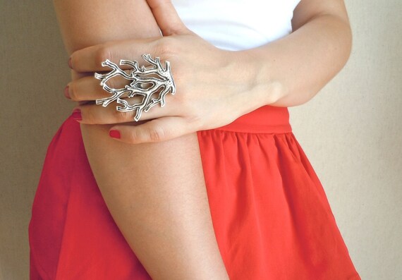 Ring With  Bohemian Woman Metalwork Ring With ittern-Anti Allergic-Fashion Jewelry-2012 Trends-Fashion All Season