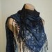 The Latest Fashion Oil Blue&black Scarf,