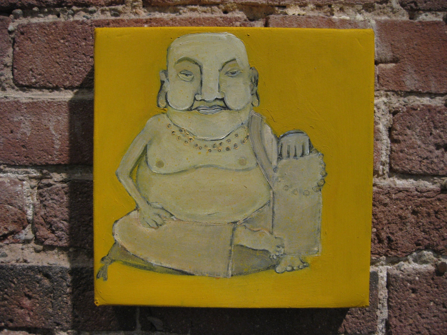 Buddha Copper Painting