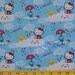 2 yards Hello Kitty Cotton Fabric Rain Or Shine Let It Rain blue HK 10501 fabric