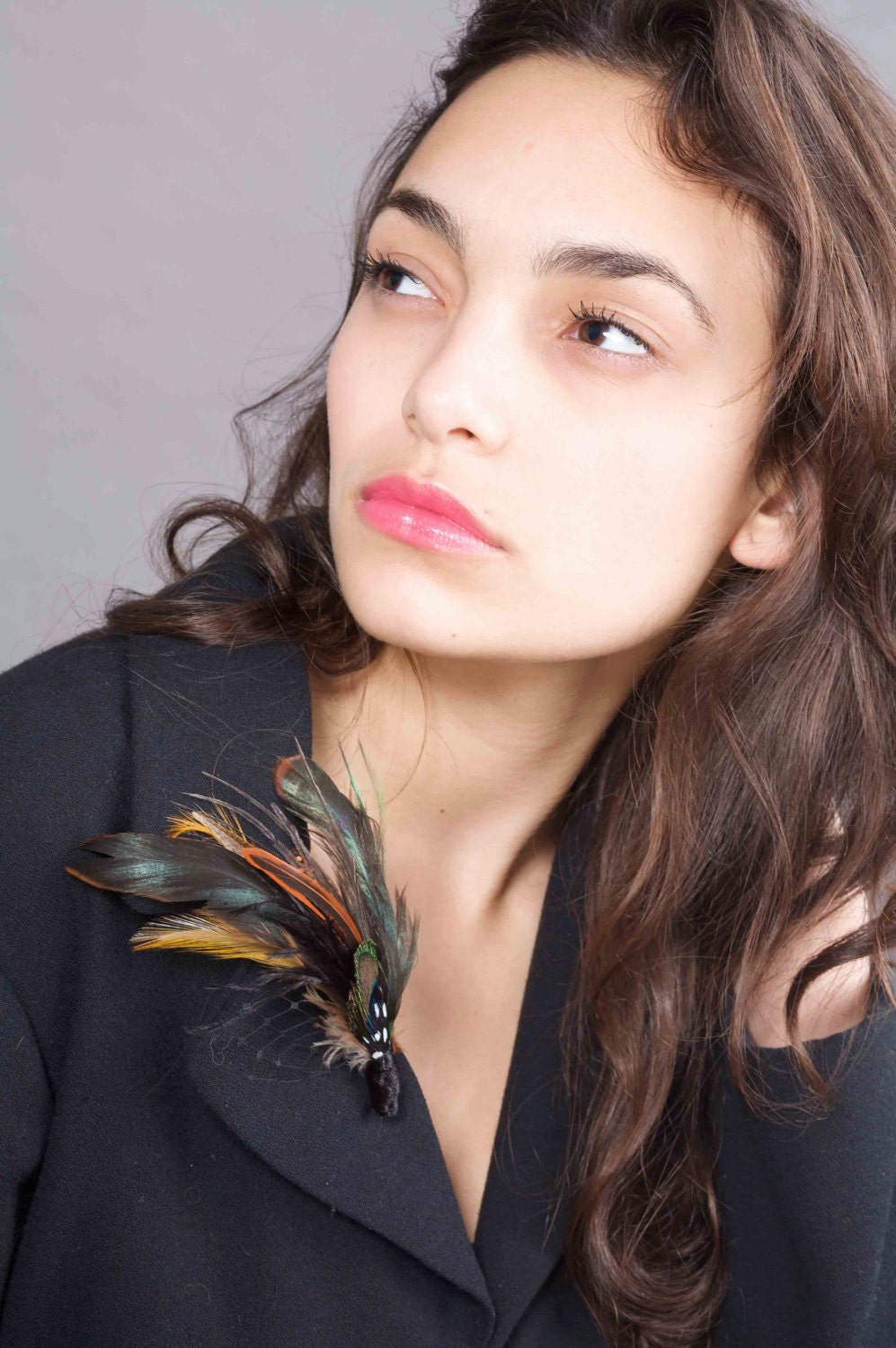 Feather Brooch
