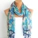 Multicolor Scarf. Turkish Fabric Fringed Guipure Scarf ..bandana,headband,wedding,bridal,authentic, romantic, elegant,