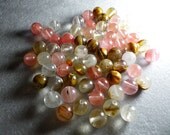 Galaxy Quartz Round Ball Beads 7mm - 8mm