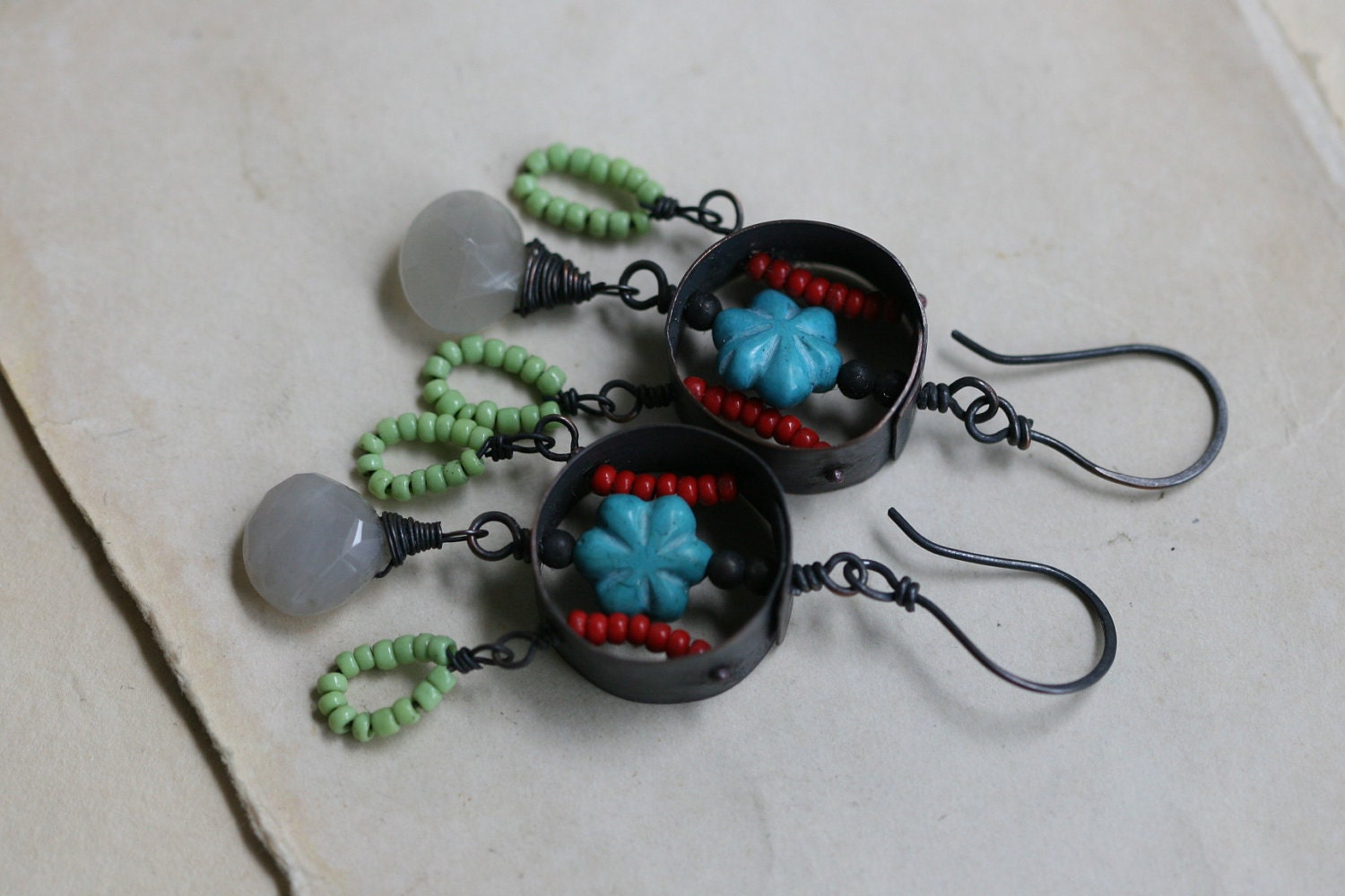 Les Jardins I earrings