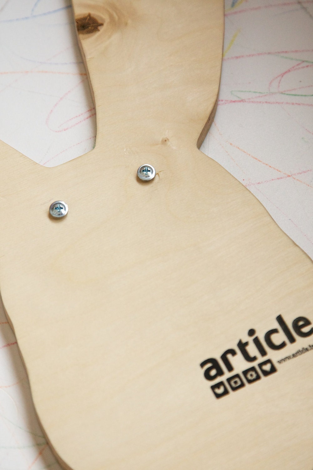 Unique hanger - hook - mask - He - rabbit, use it for clothes or as a decor item thick quality birch plywood