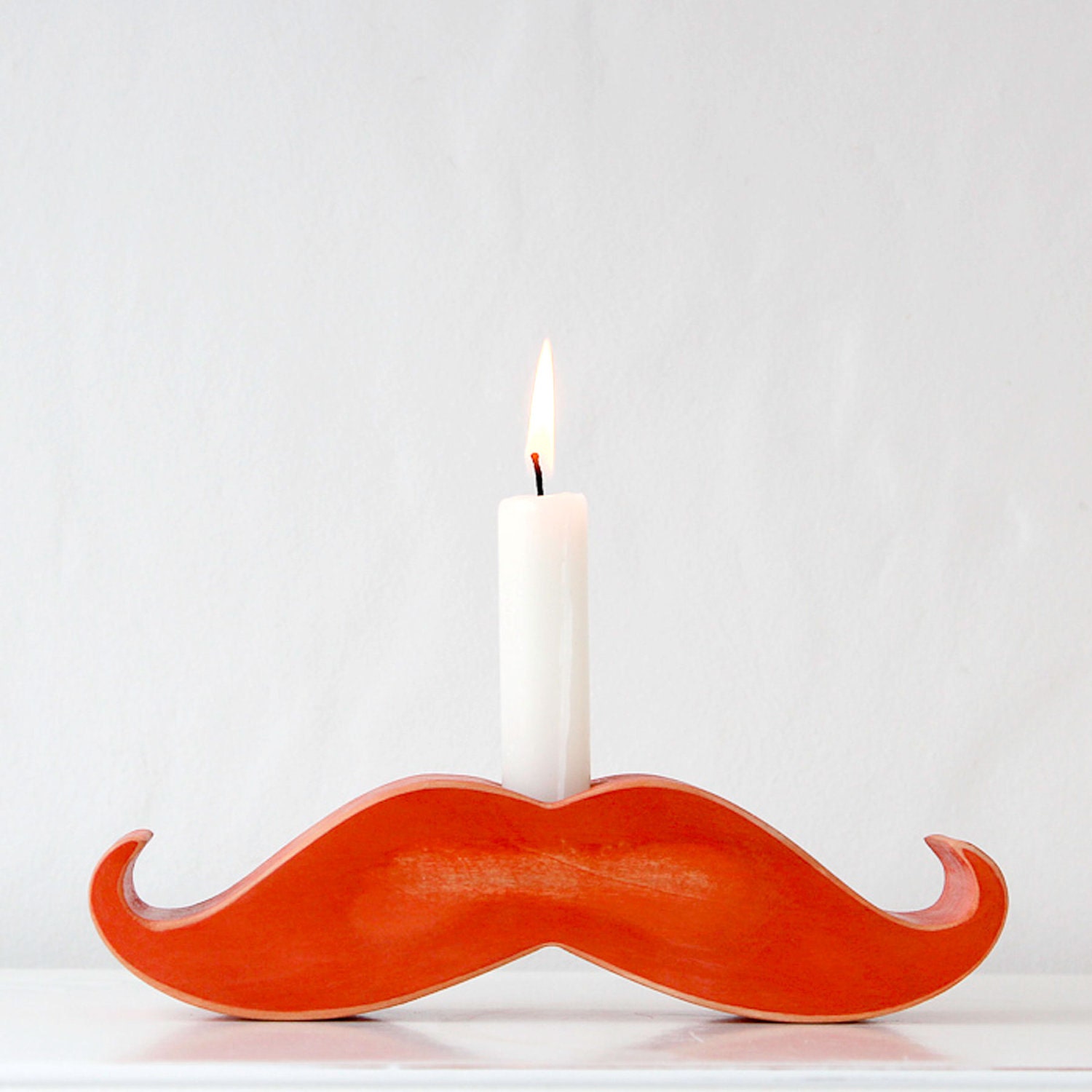 O'moustache candle holder - our popular moustache candle holder -limited edition- dedicated to St.Patrick's