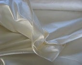 Pale Ivory Double Sided Silk Satin (Peau de Soie)