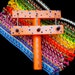 Bubbles TWIST-IT bracelet maker orange with purple and black
