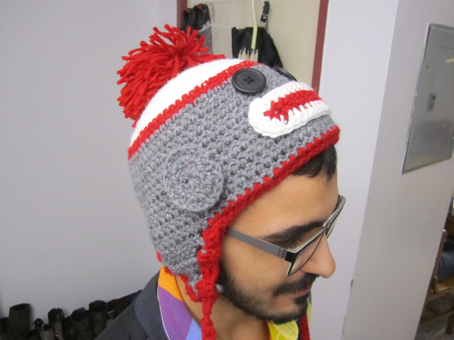 Sock Monkey Hat