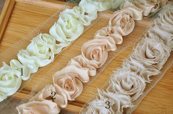 Chiffon Rose Fabric