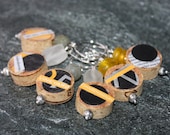 Wine Charms with Hob Nob Chardonnay Labels