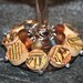 Wine Glass Charm Markers - Cork with Perfecta Wine Label
