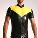 LANCE Zip-Thru Latex T-Shirt