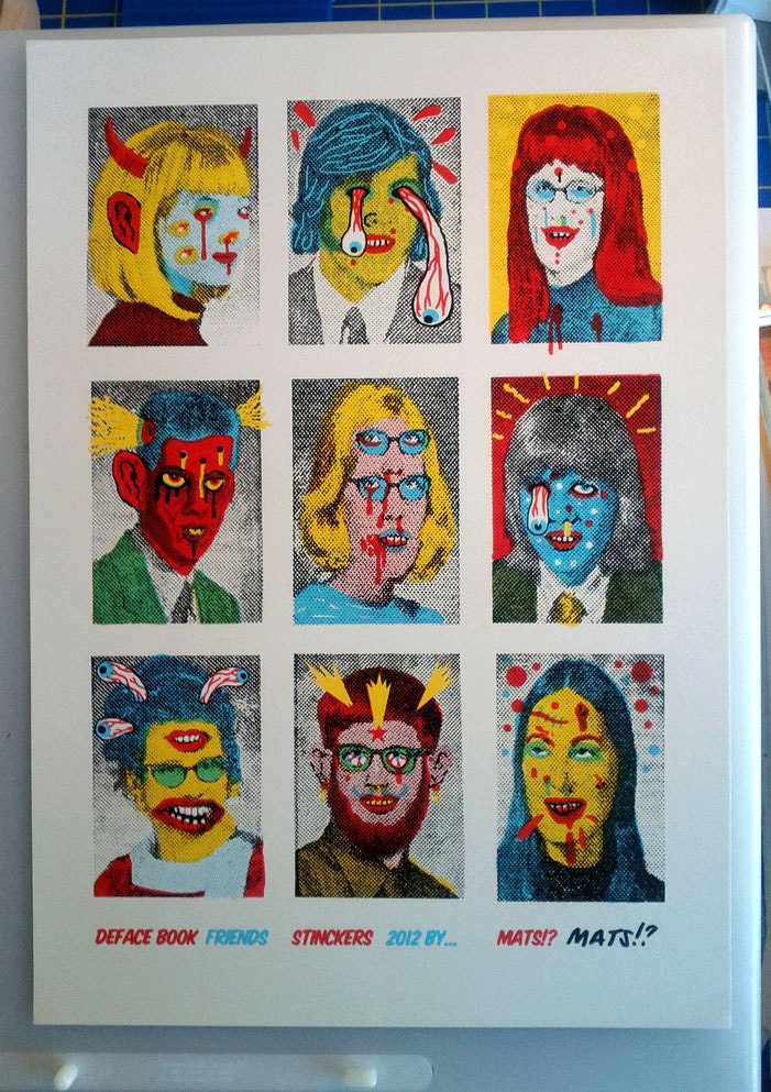 Defacebook Friends: Uncut Production Sheets