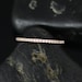 Priscilla14kt Rose Gold Ultra Thin Almost-All-Around Diamond Eternity Band