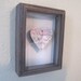 Distressed Heart Colorado Map Shadow Box