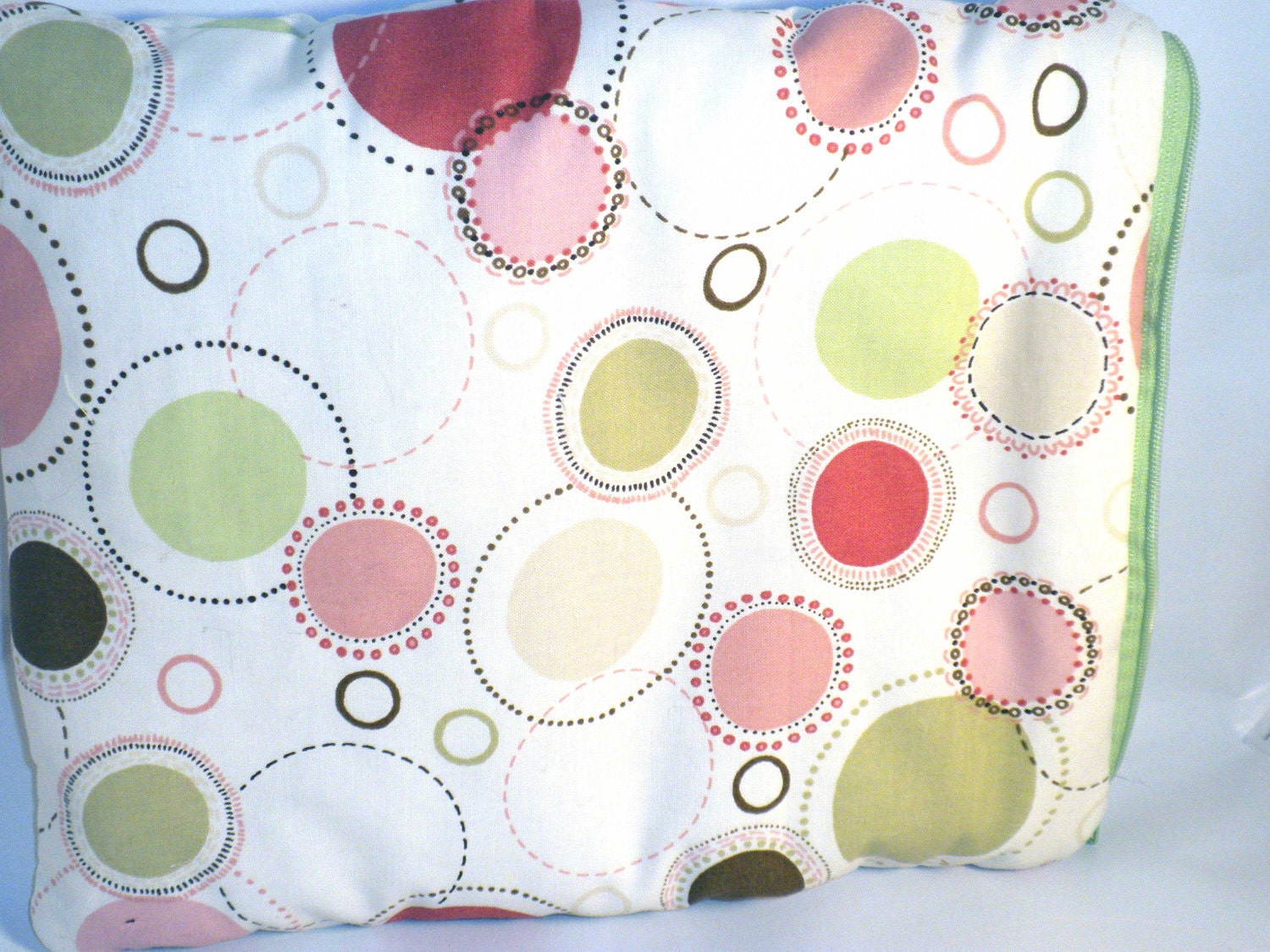 Zipper iPad sleeve polka dot ipad case padded ipad cover