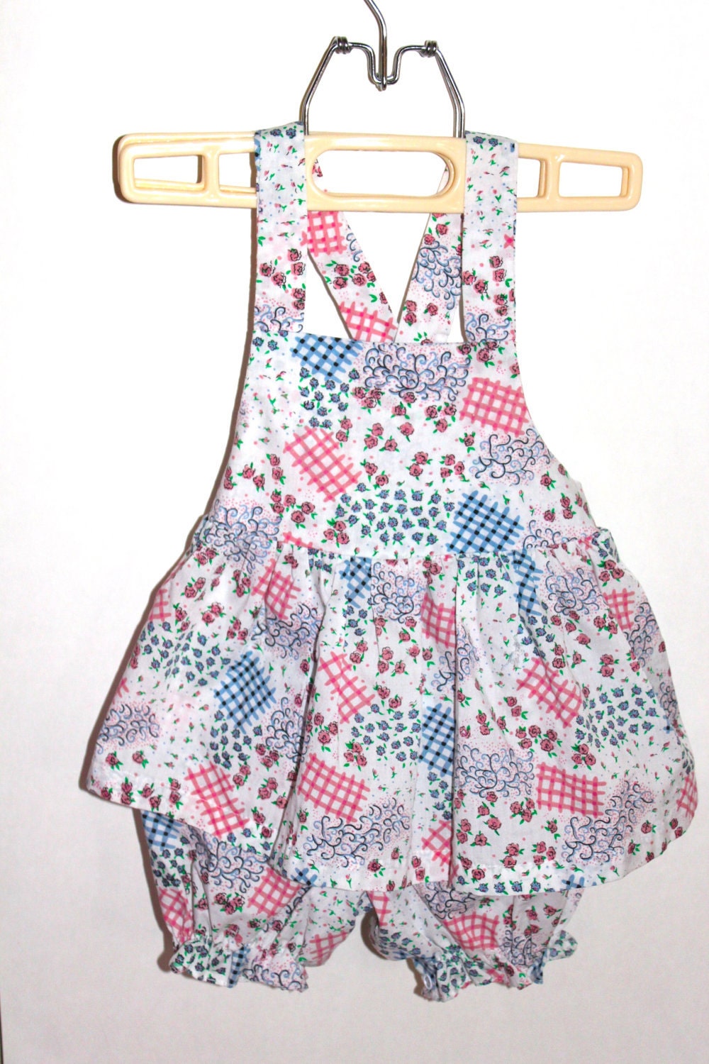 Vintage Floral Romper w. Shorts 24M