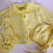 Vintage Yellow Baby Cardigan Set