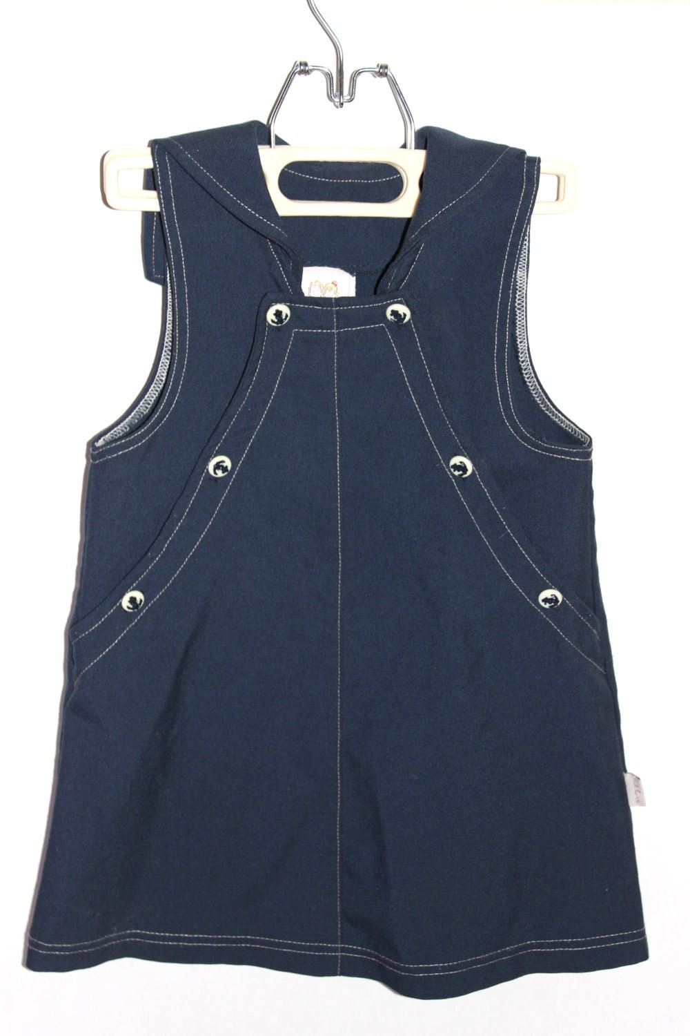 Vintage Girls Mod Sailor Dress