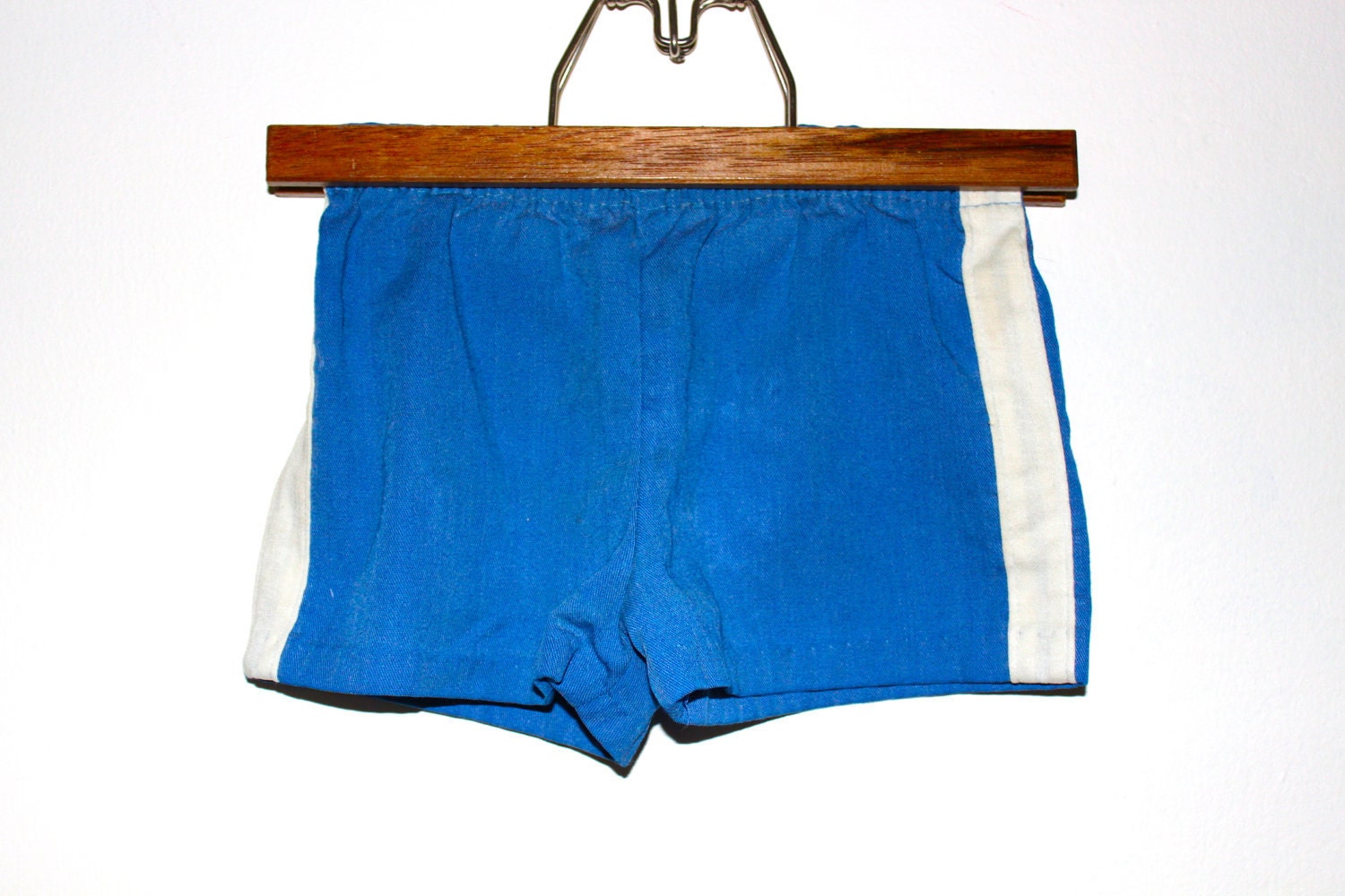 Vintage Boys Blue Retro Shorts (3T)