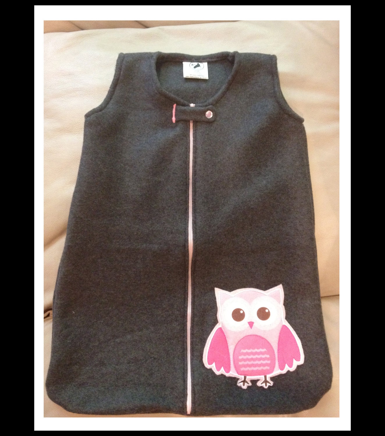 Girls Wise Owl Fleece Dream-Sack