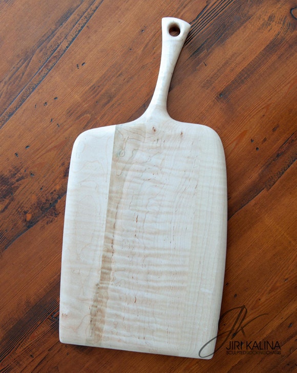 No.28 Handmade Tiger Maple Wood Cutting Board