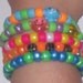 Super Happy Fun Time Kandi - Rave / Decora / Kawaii - Set of 5