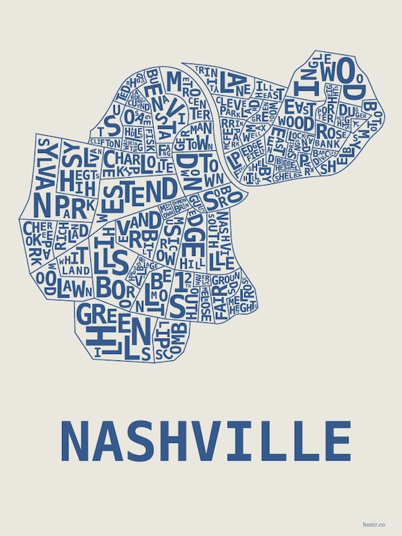 Nashville Neighborhood Map