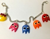 Pacman/Ms. Pacman Charm Bracelet