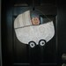 Burlap Baby Announcement Door Hanger