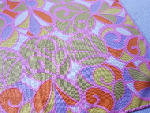 silk scarf from the swinging 1960s