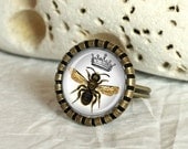 Queen Bee Ring 3/4 inch (18mm)